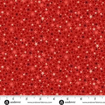 The Nutcracker by Makower UK Twinkle Red