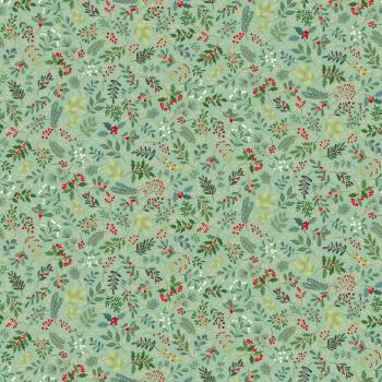 Patchworkbaumwolle Enchanted Christmas Foliage Green 30-G2 by Makower