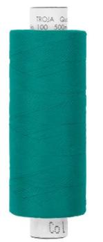 Nähgarn Troja Allesnäher 500 m 100% Polyester Fb. 1091 Blau-grün