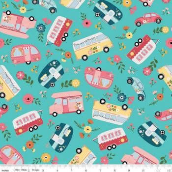 Patchworkbaumwolle Gone Glamping by Lori Whitlock for Riley Blake