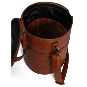 Handarbeitstasche Saturn XL 21x28 cm Rich Brown