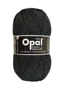 Opal Sockenwolle 4-fach Uni Anthrazit