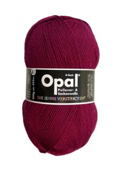 Opal Sockenwolle 4-fach Uni Fb. 5196 Burgund