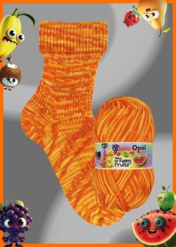 Opal Sockenwolle 4-fach Funny Fruits Fb. 11414 Bananenstampf