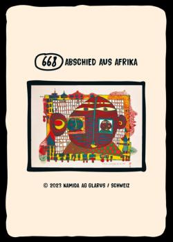 Opal Sockenwolle 4-fach Hundertwassers Werk IV Fb. 4054 Abschied aus Afrika 668