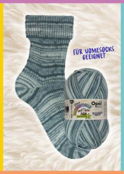 Opal Merino Sockenwolle 4-fach Fb. 11635 Luftig