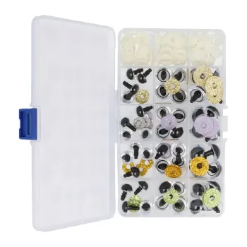 Opry Glitter Katzenaugen zweifarbig 12-18mm - 48Stk