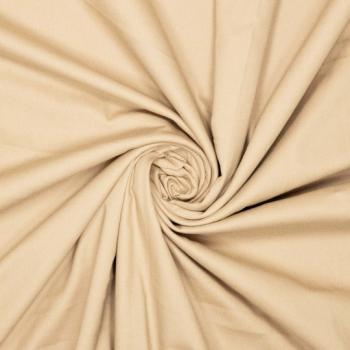 Webware Baumwolle mit Elastan mit Peach-Finish Fb. Sand-Beige