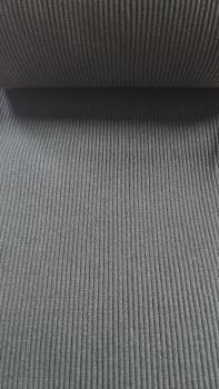 Bündchenstoff Rib Fb. Schwarz