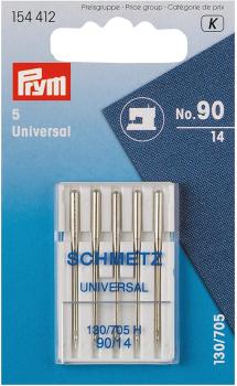154412 Prym/Schmetz Nähmaschinennadeln 130/705 Universal 90/14
