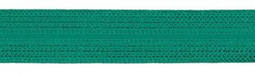 Band elastisch Poly Jaquard Farbe: Emerald 20 mm breit
