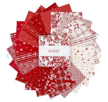 Charm Pack 5 Inch Red Delicious by Riley Blake