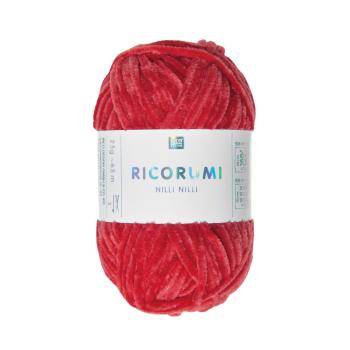 Ricorumi Nilli Nilli Chenille Garn 25g Fb. 9 Rot