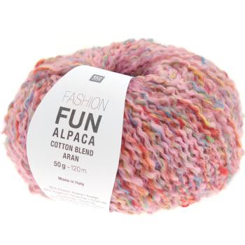 Rico Design Fun Alpaka Cotton Blend aran 50g 120m Fb. 003 Pink