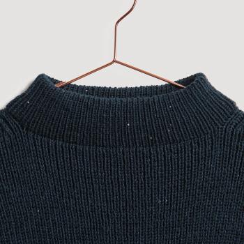 Creative Make It Blümchen Pailletten Beilaufgarn Fb. marine blau 25g 375m