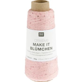 Creative Make It Blümchen Pailleten-Beilaufgarn Fb. 1 Rosa