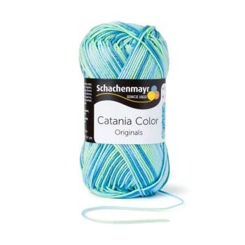 Baumwollgarn Catania Color Fb. 53 mint-grün-blau von Schachenmayr
