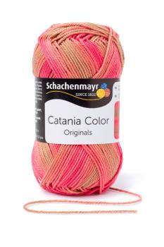 Baumwollgarn Catania Color Fb. 227 Koralle-sand von Schachenmayr
