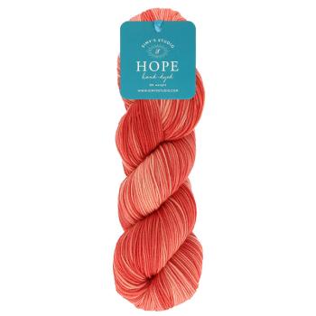 Simy's Hope handgefärbt 100% Merino Fb. 12 Koralle-lachs