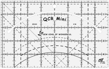 Lineal QCR Mini 5x8 inch von Sew kind of Wonderful