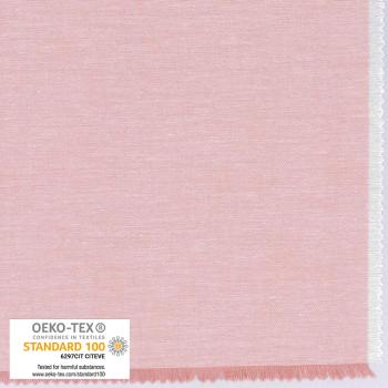 Baumwollstoff Cottonshot Webware von Stoffabrics rosa-weiß