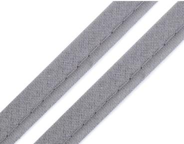 Paspelband 12 mm Fb. hellgrau Meterware