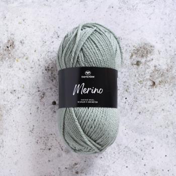 Merino Wolle Fb.Salbei von Svarta Faret