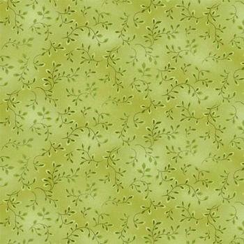 Patchworkbaumwolle Henry Glass Folio Basic Ranken hellgrün
