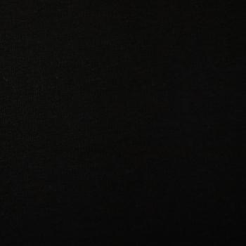 Sweatstoff Baumwolle angeraut Eike 299 Schwarz von Swafing