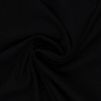 Sweatstoff Baumwolle angeraut Eike 299 Schwarz von Swafing
