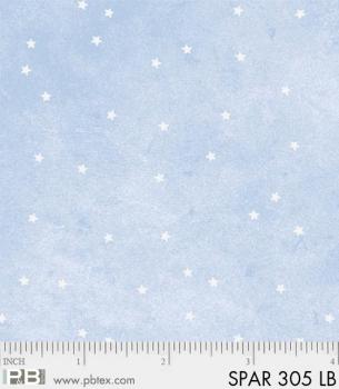 080418-spa305lb Sparkle Suede: Sterne hellblau silber