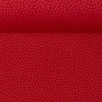 Baumwolle Webware Dotty Fb. Rot