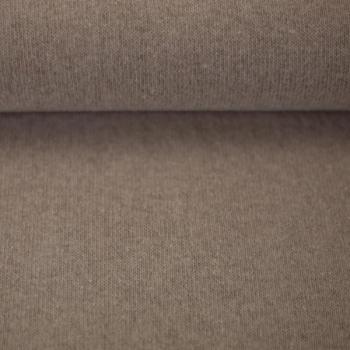 Baumwoll-Strickstoff Bono angeraut Fb. Beige von Swafing