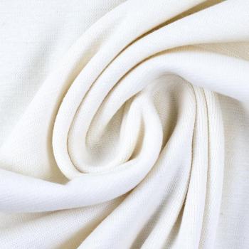 Jersey Baumwolle Vanessa Uni Weiß von Swafing