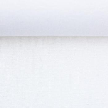 Jersey Baumwolle Vanessa Uni Weiß von Swafing