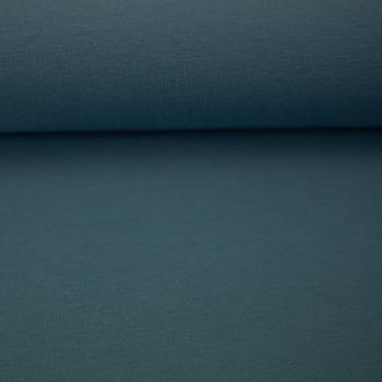 Sweatstoff Baumwolle-elastan Eike Fb. Rauchblau 082321-259 von Swafing