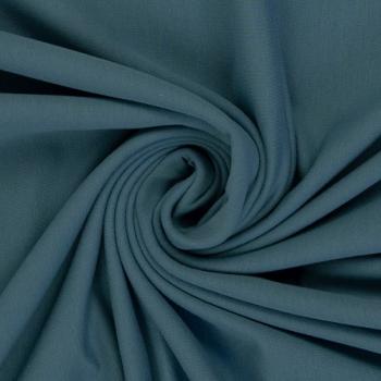 Sweatstoff Baumwolle-elastan Eike Fb. Rauchblau 082321-259 von Swafing