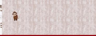 French Terry Holy Cow by Mrs Mint Design, Panel, ca.50cm, Kühe, beige
