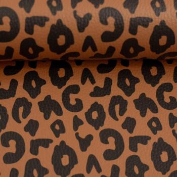 Kunstleder Happy Collection Cherry Picking Leo braun-schwarz