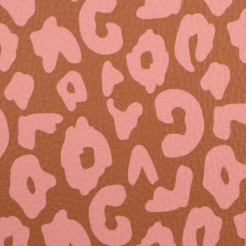 Kunstleder Happy Collection Cherry Picking Leo braun-rosa