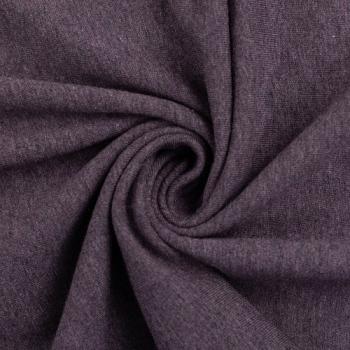 Sweatstoff Baumwolle-Elastan Eike Fb. 1648 Violett Melange von Swafing