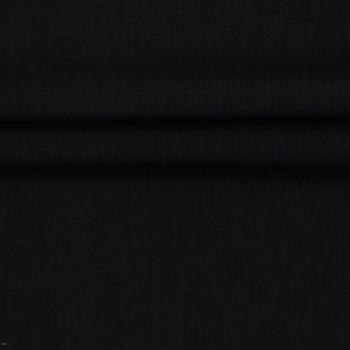 Leinen Mischgewebe Fb. Schwarz