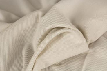 Babycord Gaby Uni ecru-weiß von Swafing