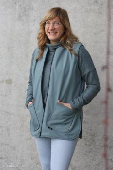 Softshell Jenny Fb. 265 Rauchmint uni von Swafing