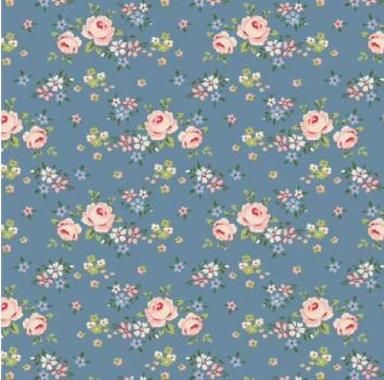 Patchworkbaumwolle Creating memories 130129 Gracie Blue von Tilda
