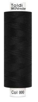 Toldi Nähgarn 500 m 100%Polyester Fb. 000 Schwarz