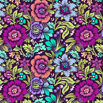 Patchworkbaumwolle Nightshade deja vue Fb. Equino by Tula Pinkfor Free Spirit