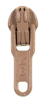 Schieber / Zipper für S40 Reißverschlüsse Fb.886 Sand