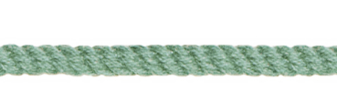 Parkakordel gedreht 4 mm Durchmesser blassmint 100% Baumwolle