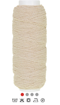 Elastic Nähfaden rohweiß, 30m